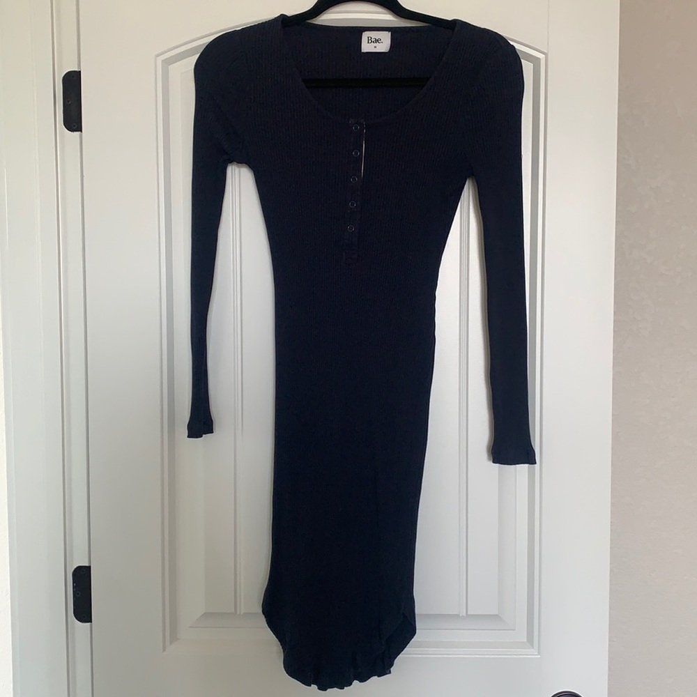 Bae Nursing Friendly Ribbed Dress